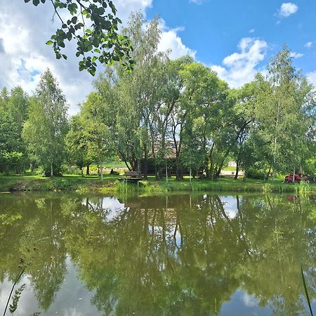 Akmeninis Bebras Villa Zemaiteliai Bagian luar foto