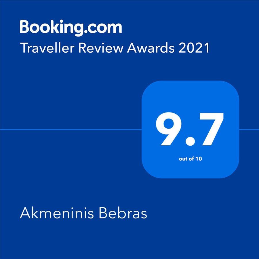 Akmeninis Bebras Villa Zemaiteliai Bagian luar foto