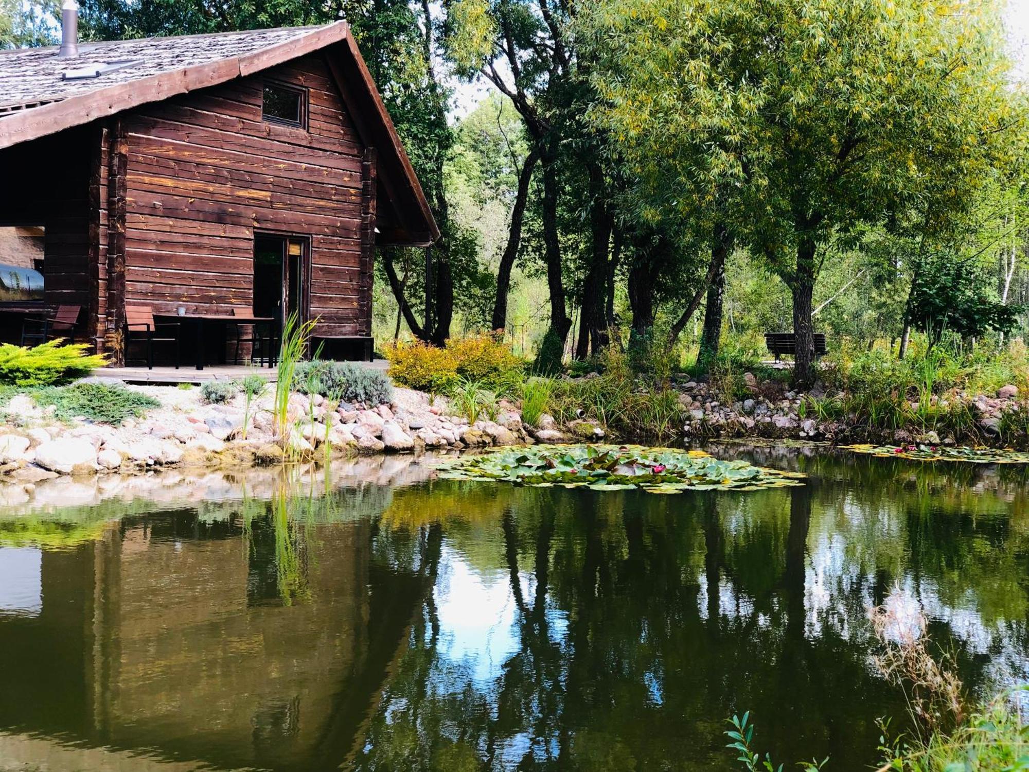 Akmeninis Bebras Villa Zemaiteliai Bagian luar foto