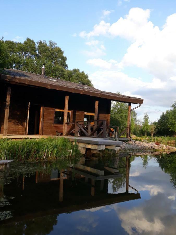 Akmeninis Bebras Villa Zemaiteliai Bagian luar foto